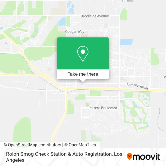 Rolon Smog Check Station & Auto Registration map