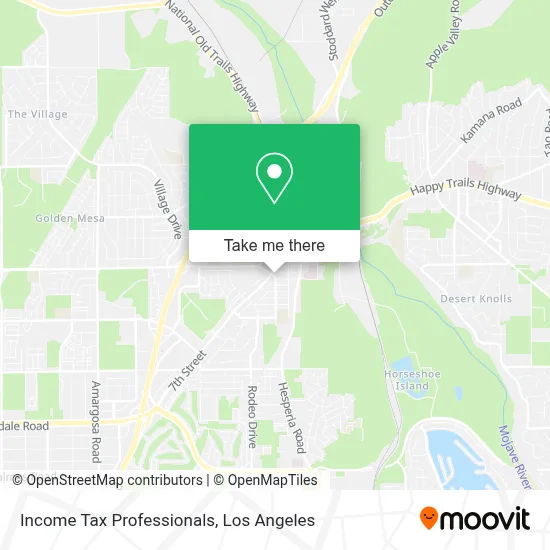 Income Tax Professionals map