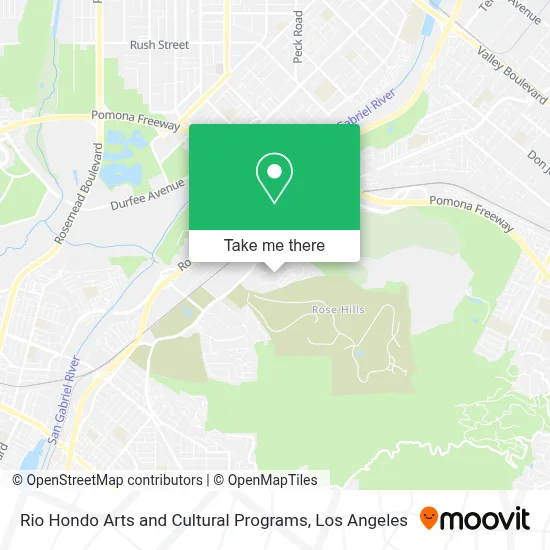 Rio Hondo Arts and Cultural Programs map