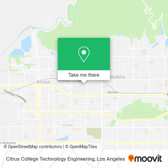 Citrus College Technology Engineering map