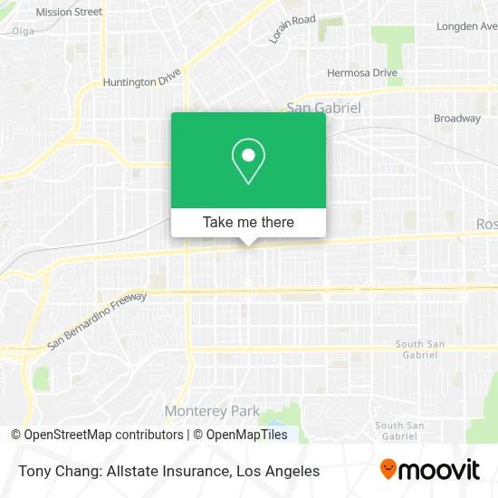 Tony Chang: Allstate Insurance map
