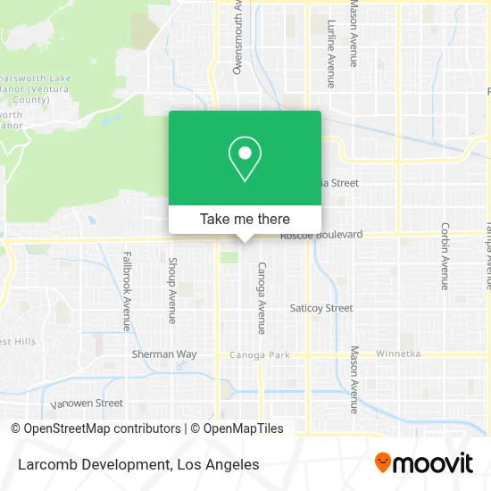 Larcomb Development map
