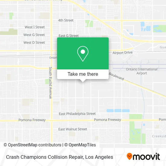 Crash Champions Collision Repair map