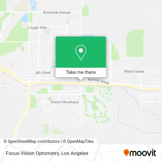 Focus Vision Optometry map