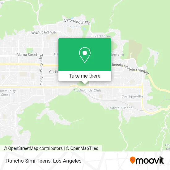 Rancho Simi Teens map