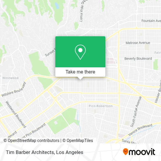 Tim Barber Architects map