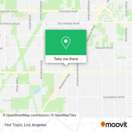 Hot Topic map