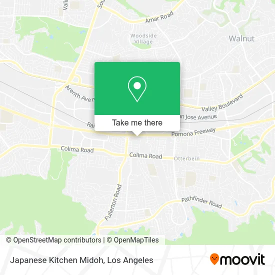 Japanese Kitchen Midoh map