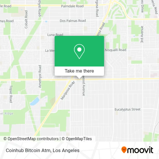 Coinhub Bitcoin Atm map