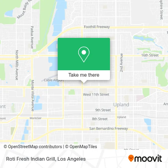 Roti Fresh Indian Grill map