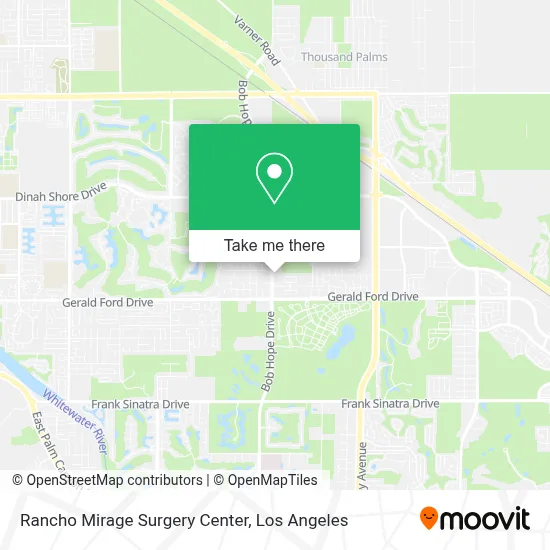 Rancho Mirage Surgery Center map
