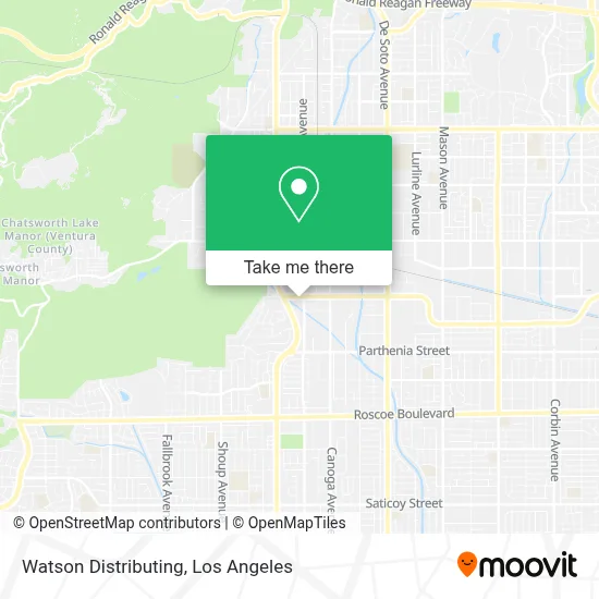 Watson Distributing map