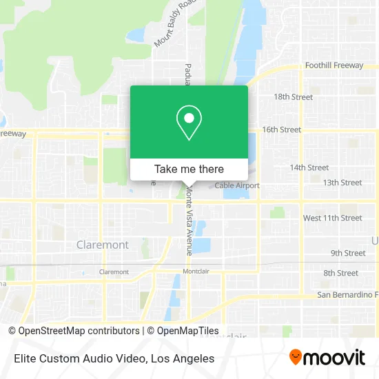 Elite Custom Audio Video map