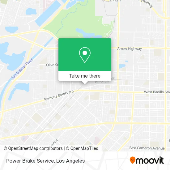 Power Brake Service map