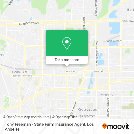 Tony Freeman - State Farm Insurance Agent map