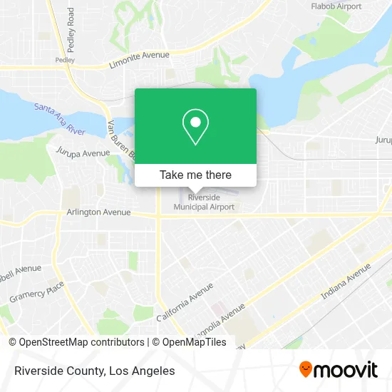Riverside County map