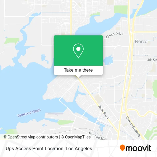 Ups Access Point Location map