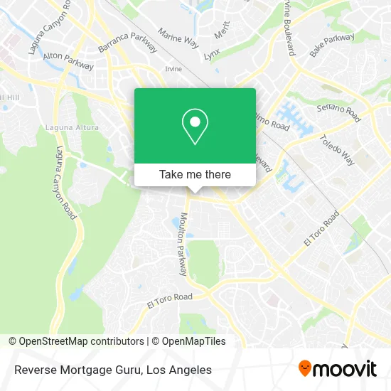 Reverse Mortgage Guru map
