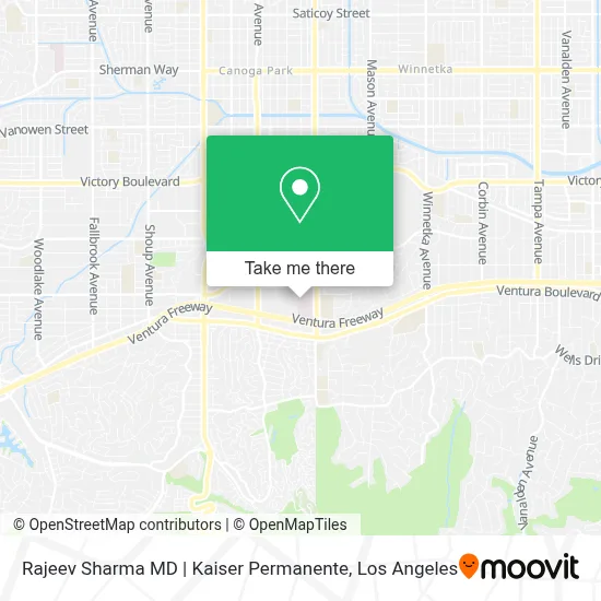 Rajeev Sharma MD | Kaiser Permanente map