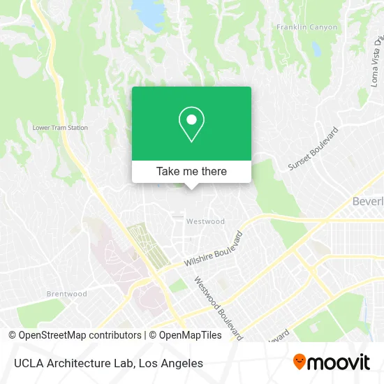 UCLA Architecture Lab map