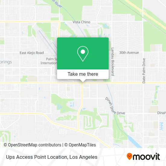 Ups Access Point Location map