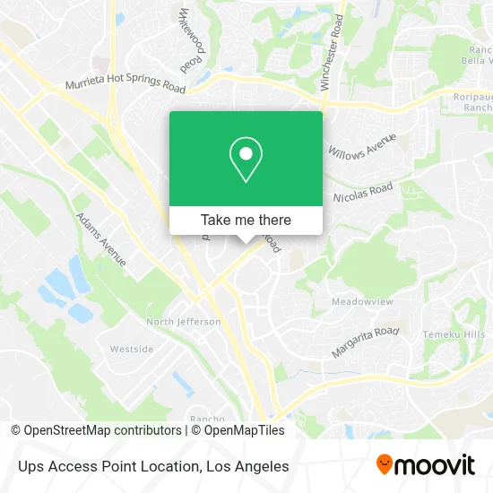 Ups Access Point Location map