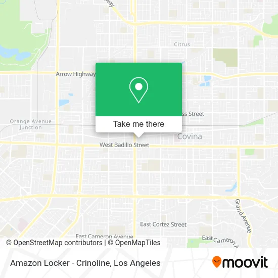 Amazon Locker - Crinoline map