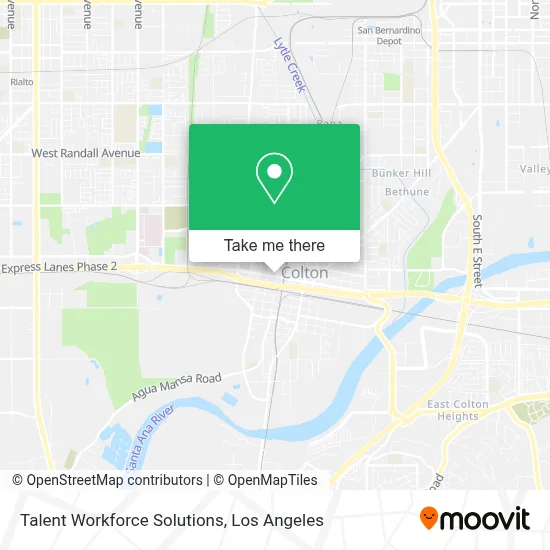 Talent Workforce Solutions map