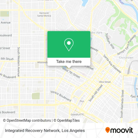 Integrated Recovery Network map