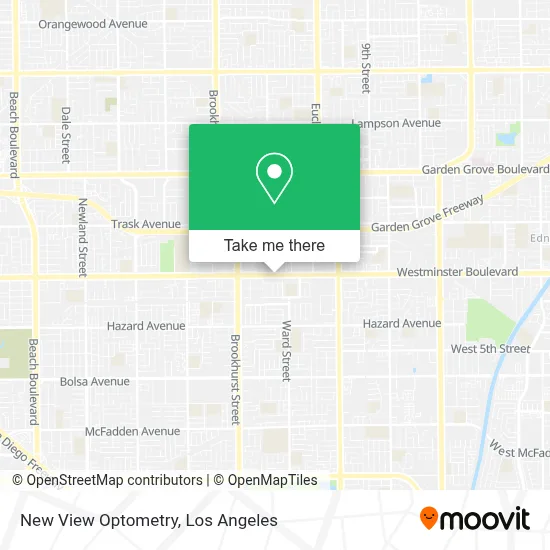 New View Optometry map