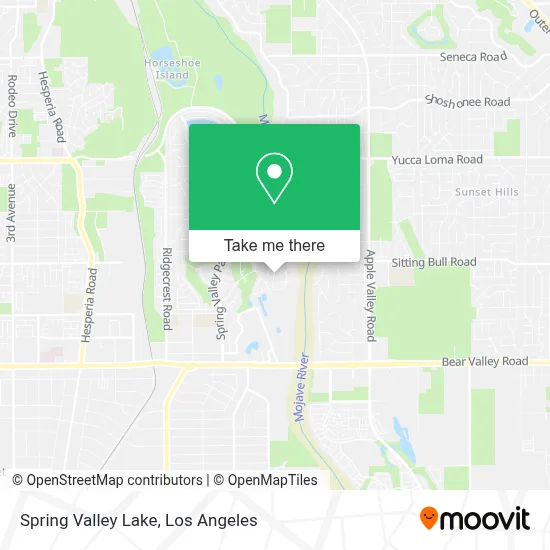 Spring Valley Lake map