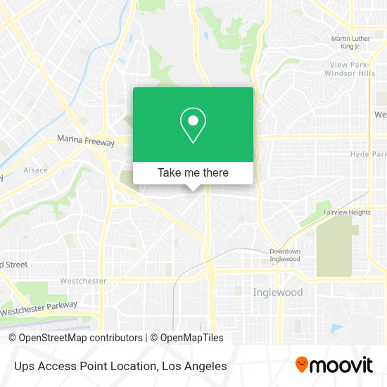 Ups Access Point Location map