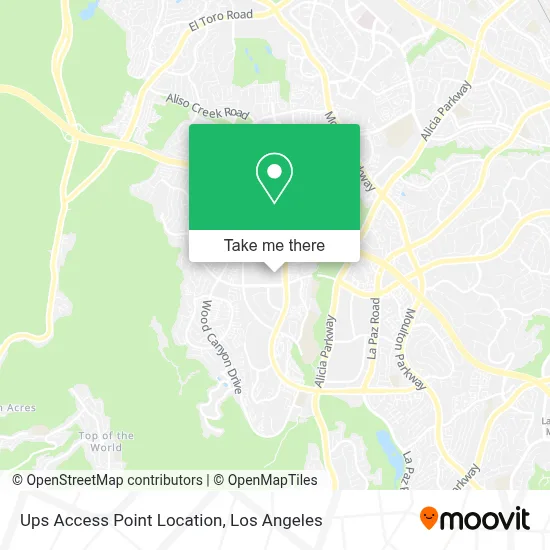 Ups Access Point Location map
