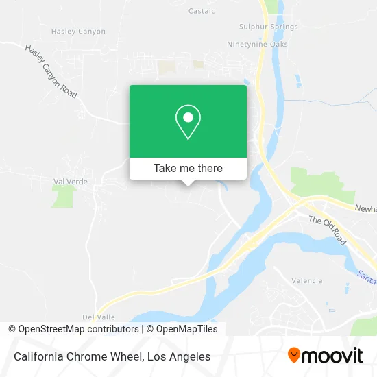 California Chrome Wheel map