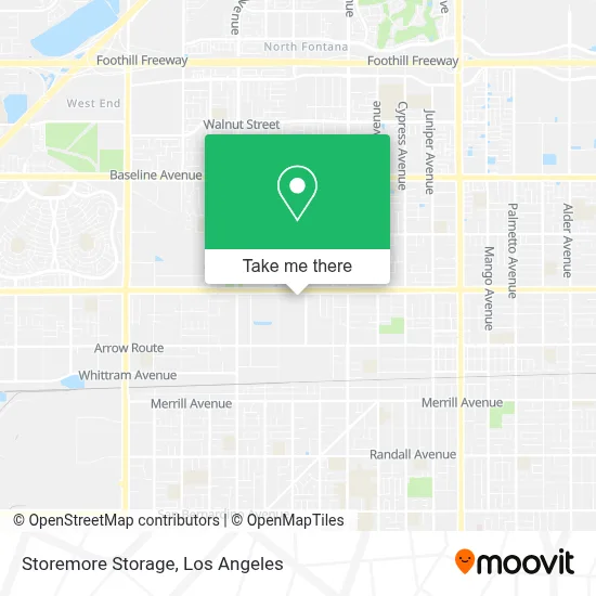 Storemore Storage map