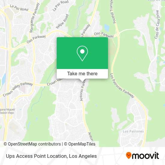 Ups Access Point Location map