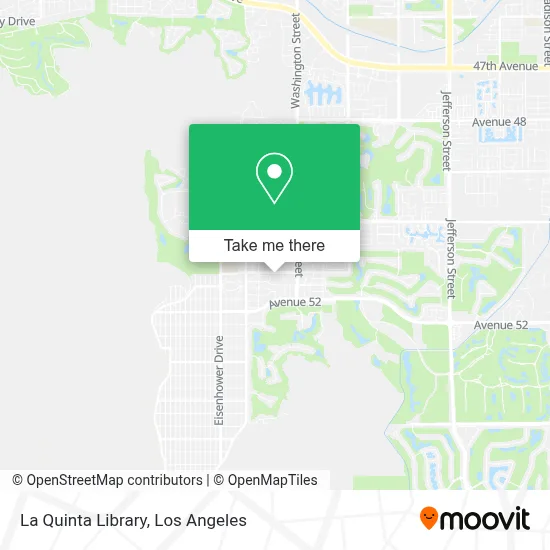 La Quinta Library map