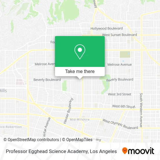 Professor Egghead Science Academy map