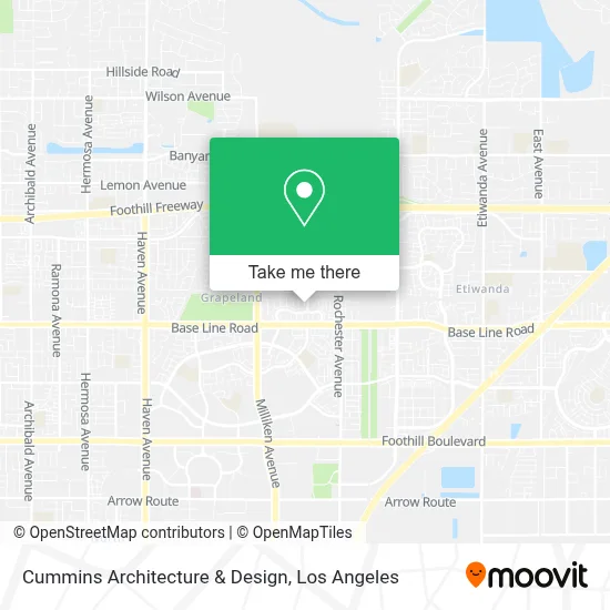 Cummins Architecture & Design map