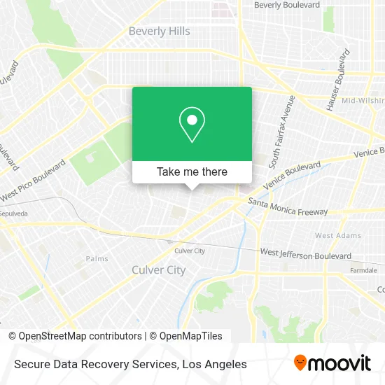 Secure Data Recovery Services map