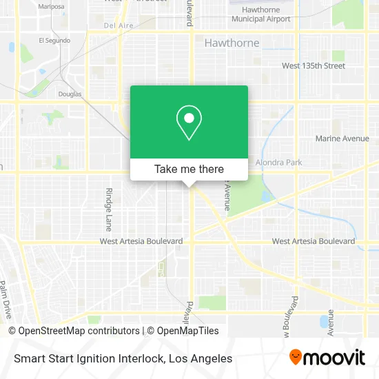 Smart Start Ignition Interlock map