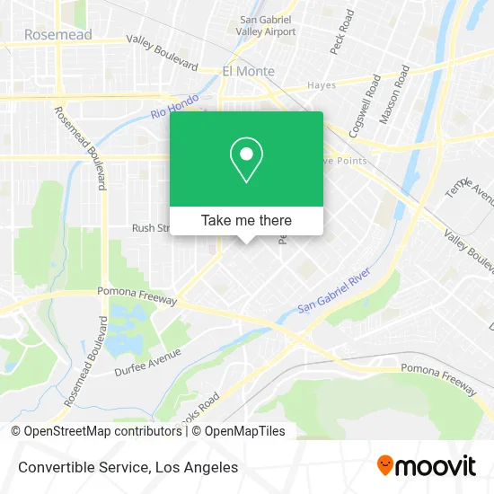 Convertible Service map