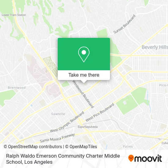 Ralph Waldo Emerson Community Charter Middle School map