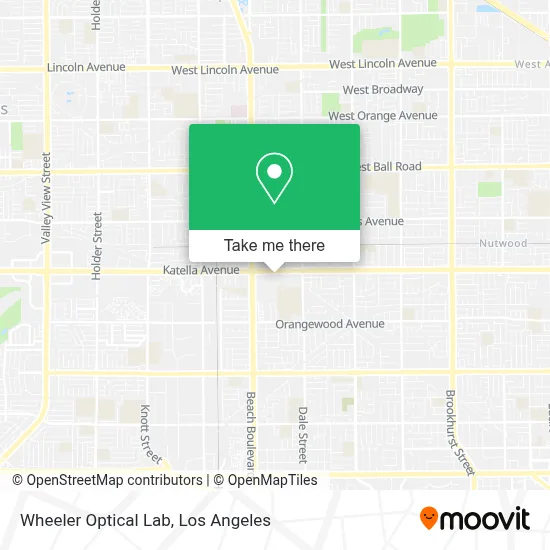 Wheeler Optical Lab map