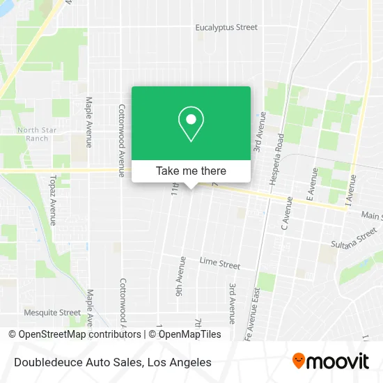 Doubledeuce Auto Sales map