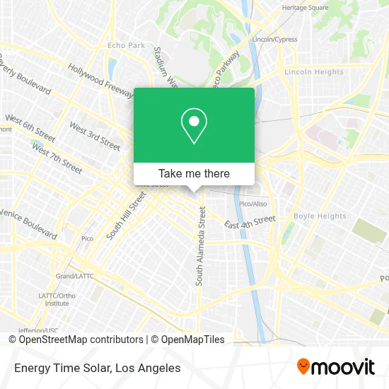 Energy Time Solar map