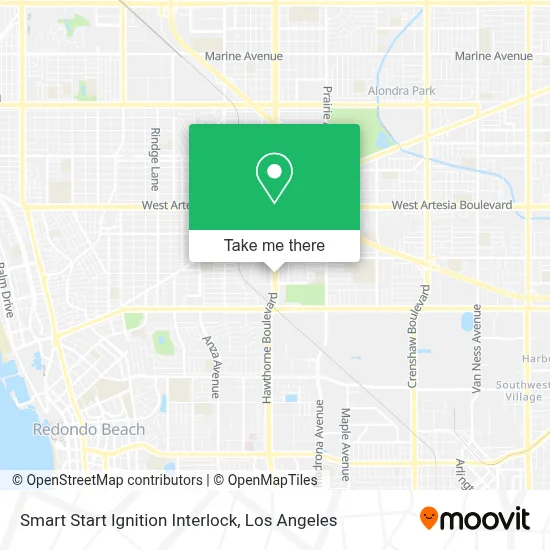 Smart Start Ignition Interlock map