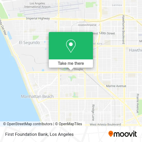 First Foundation Bank map