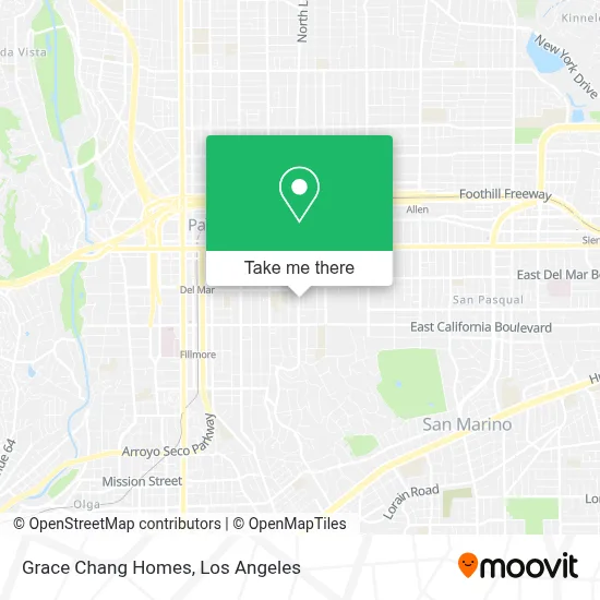Grace Chang Homes map
