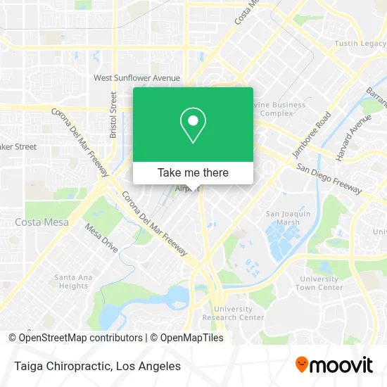 Taiga Chiropractic map